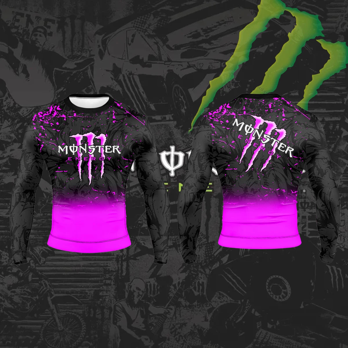 Monster Energy Explosive T-Shirt – Quick-Dry Sport Tee for Riders and Athletes