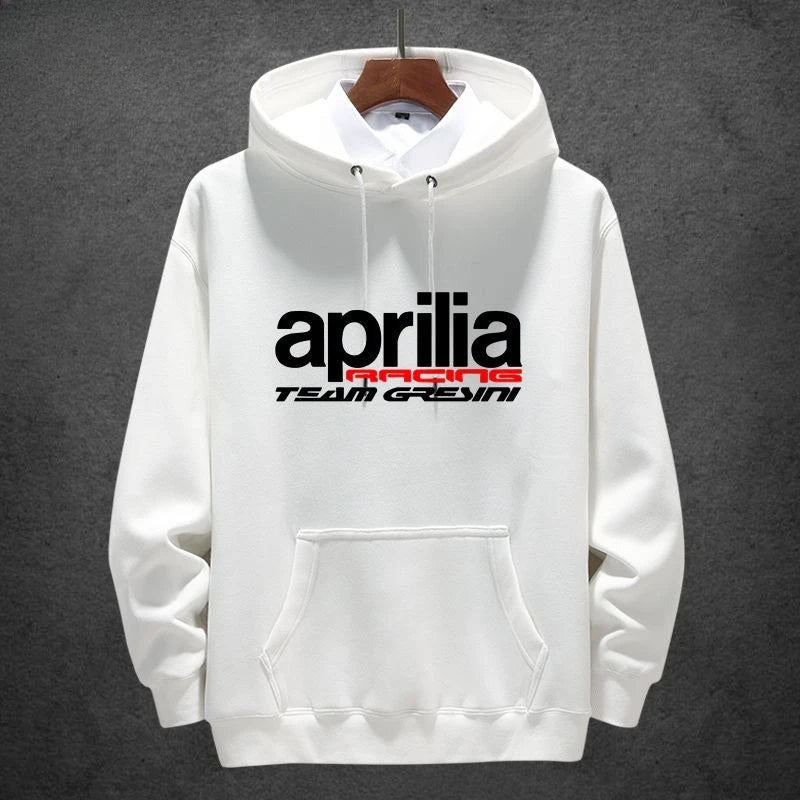 Aprilia Italy Motorcycle Hoodie – Unisex Heavy Locomotive Style Pullover for Autumn and Winter