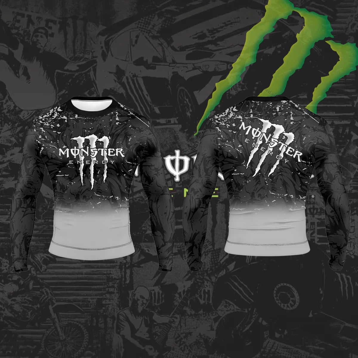 Monster Energy Explosive T-Shirt – Quick-Dry Sport Tee for Riders and Athletes