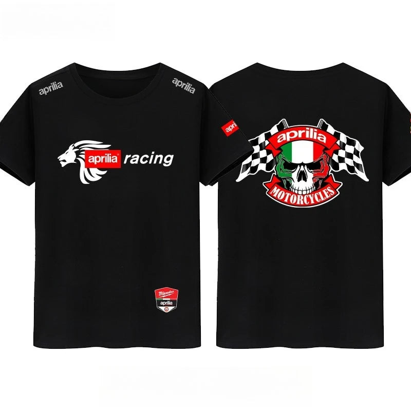 Aprilia Heavy Locomotive T-Shirt – Unisex Cultural Motorcycle Short-Sleeve Tee