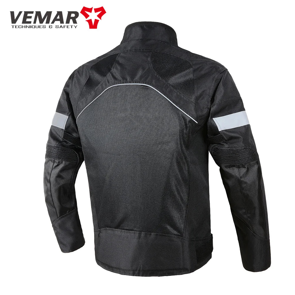 Vemar AirFlow Men’s Motorcycle Jacket – High-Ventilation Summer Riding Gear