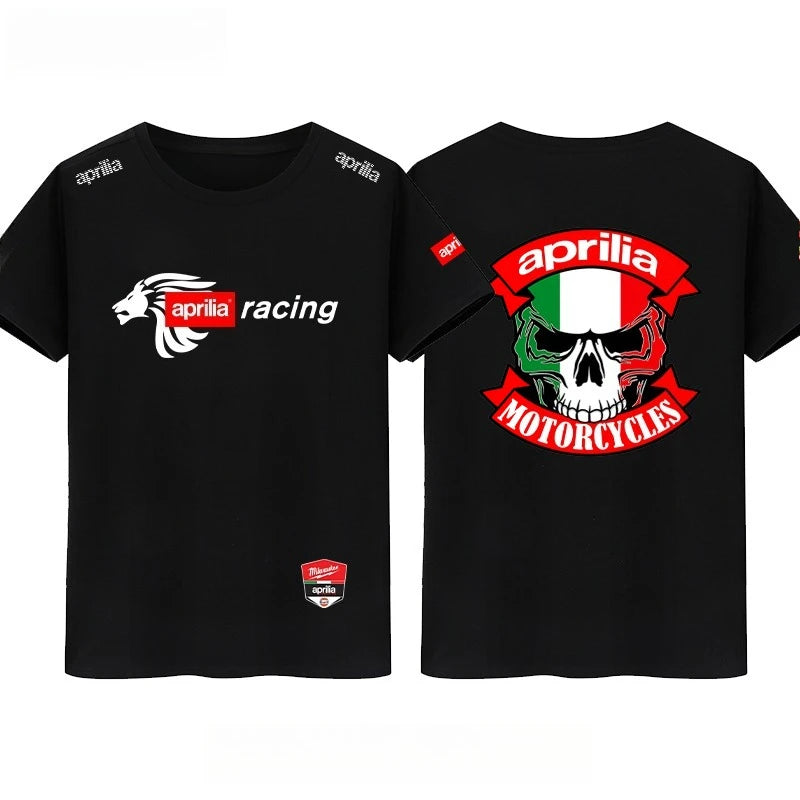 Aprilia Heavy Locomotive T-Shirt – Unisex Cultural Motorcycle Short-Sleeve Tee