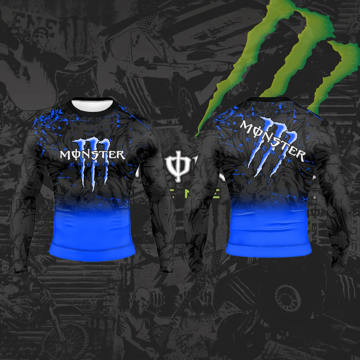 Monster Energy Explosive T-Shirt – Quick-Dry Sport Tee for Riders and Athletes