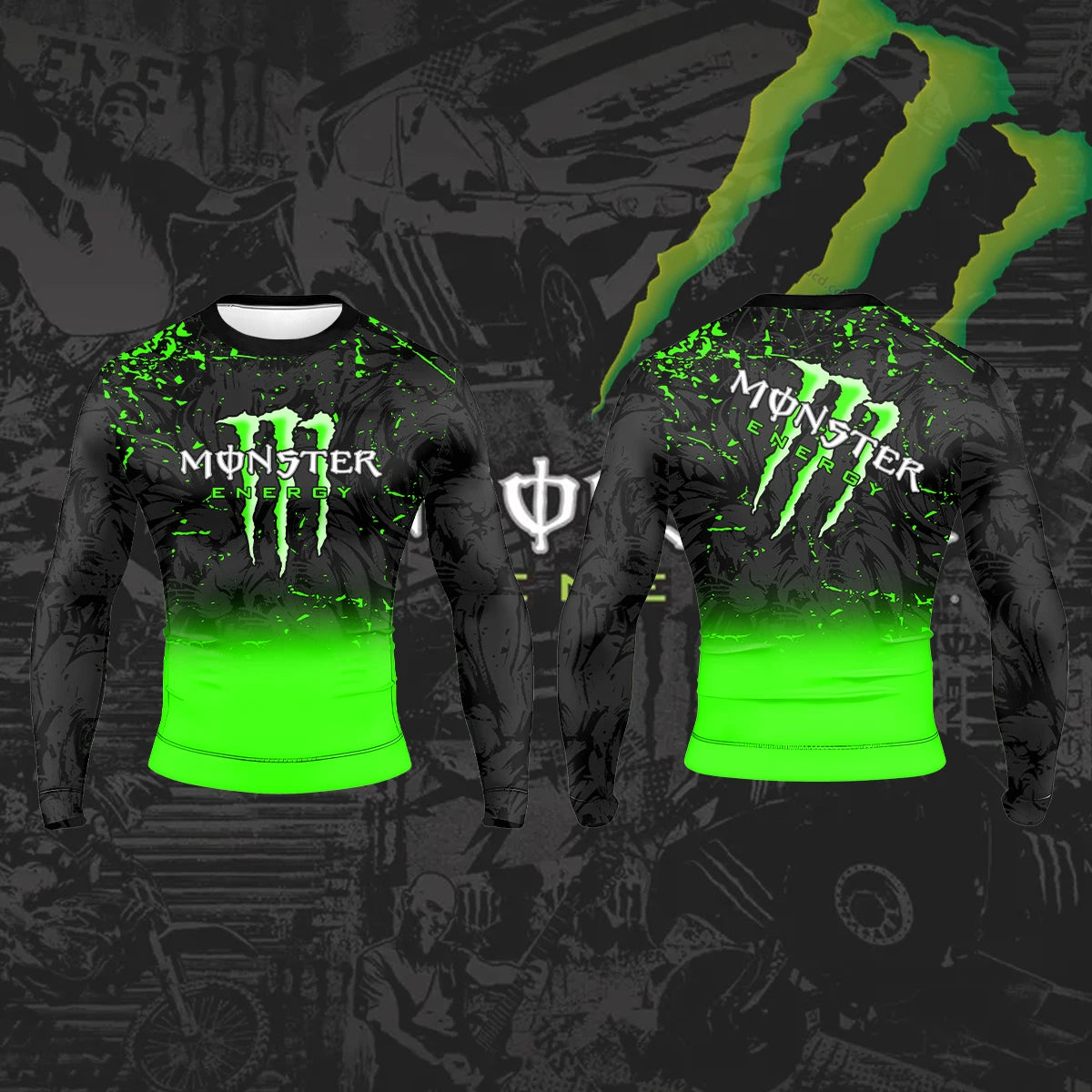 Monster Energy Explosive T-Shirt – Quick-Dry Sport Tee for Riders and Athletes