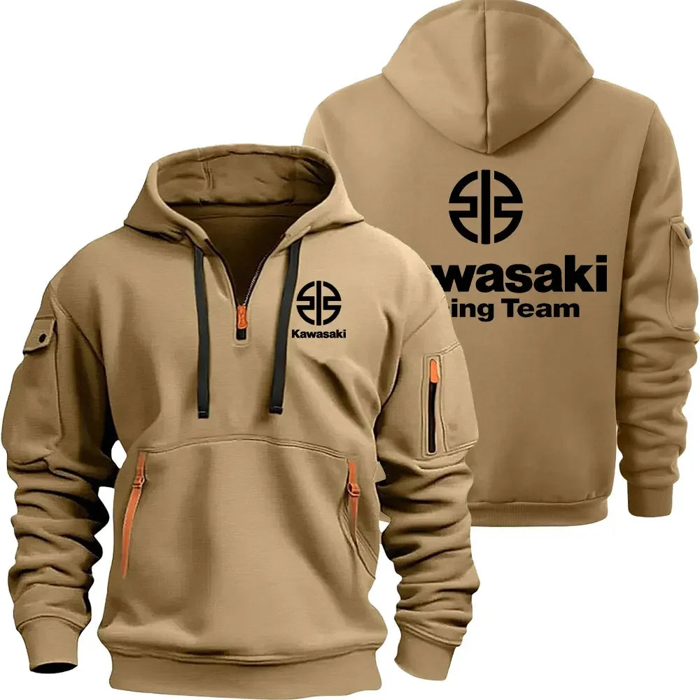 Kawasaki Racing Team Hoodie – Unisex Sport Pullover for Motorcycle Fans