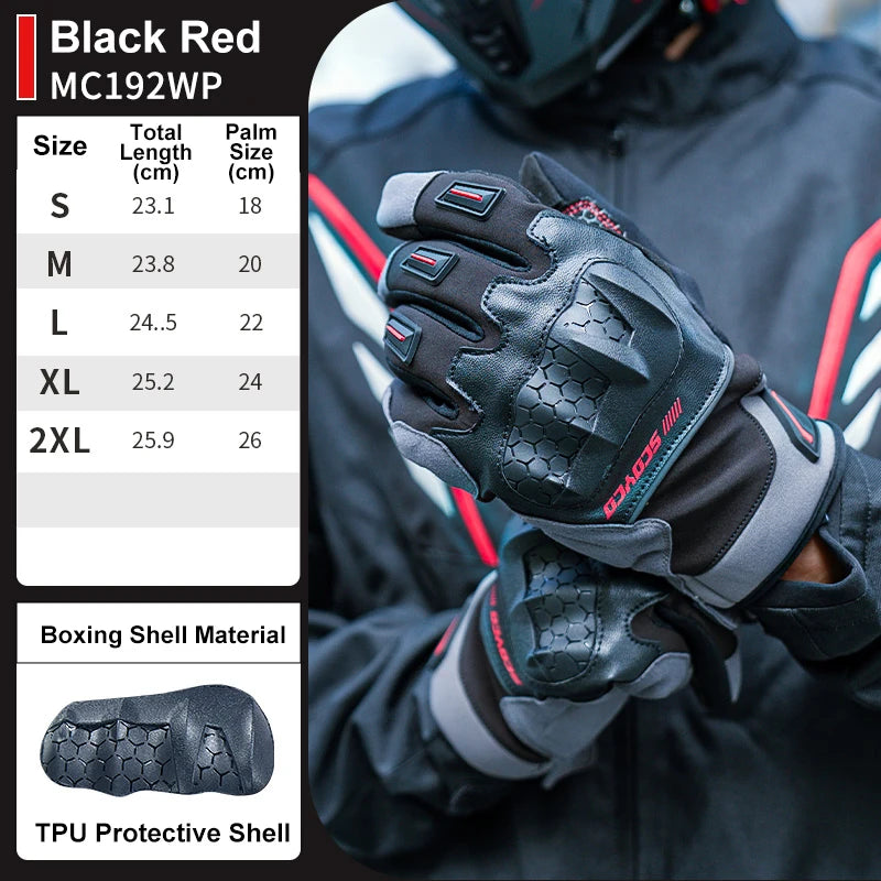 SCOYCO Winter Motorcycle Gloves – Waterproof, Touch Screen & Reinforced Protection (Men’s & Women’s Sizes)
