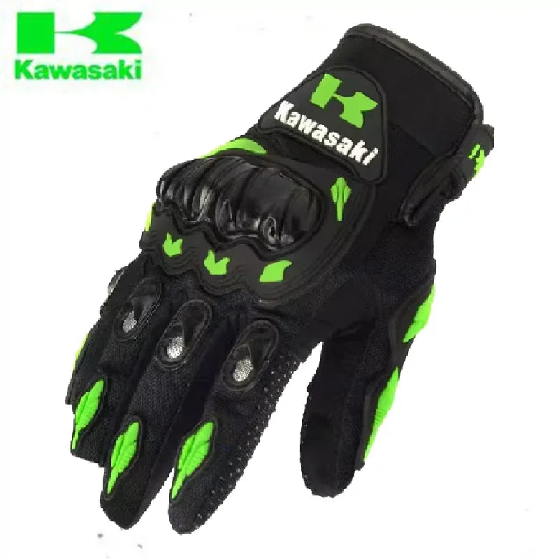 Kawasaki 4 Season Motorcycle Gloves – Comfort, Protection and Grip All Year Long