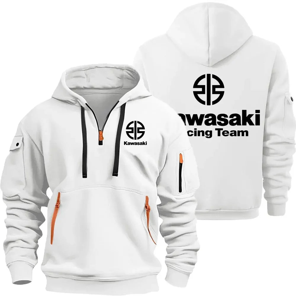 Kawasaki Racing Team Hoodie – Unisex Sport Pullover for Motorcycle Fans