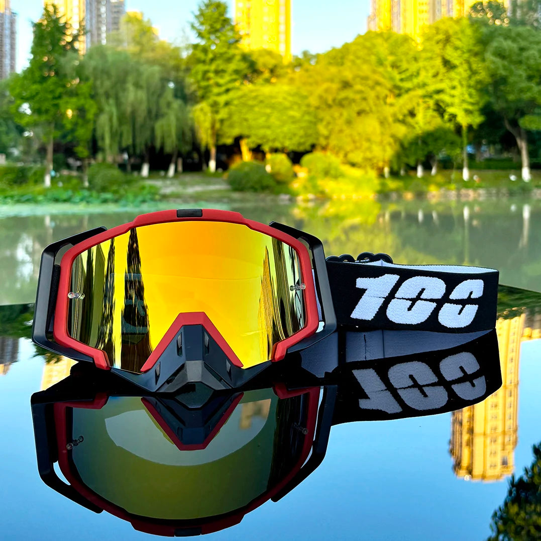 100 Motocross  Mirrored Off‑Road Motorcycle