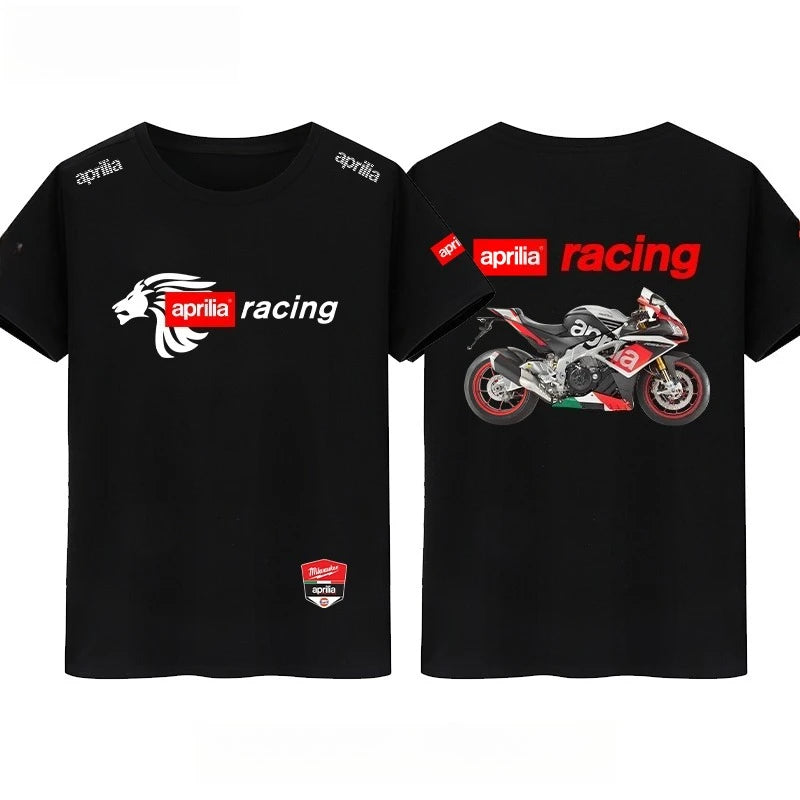 Aprilia Heavy Locomotive T-Shirt – Unisex Cultural Motorcycle Short-Sleeve Tee