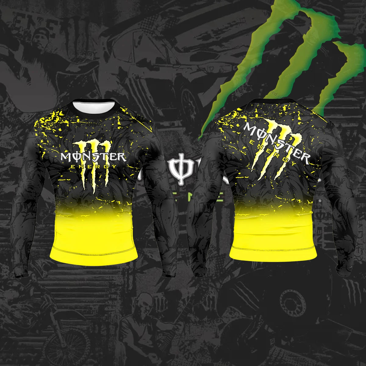 Monster Energy Explosive T-Shirt – Quick-Dry Sport Tee for Riders and Athletes
