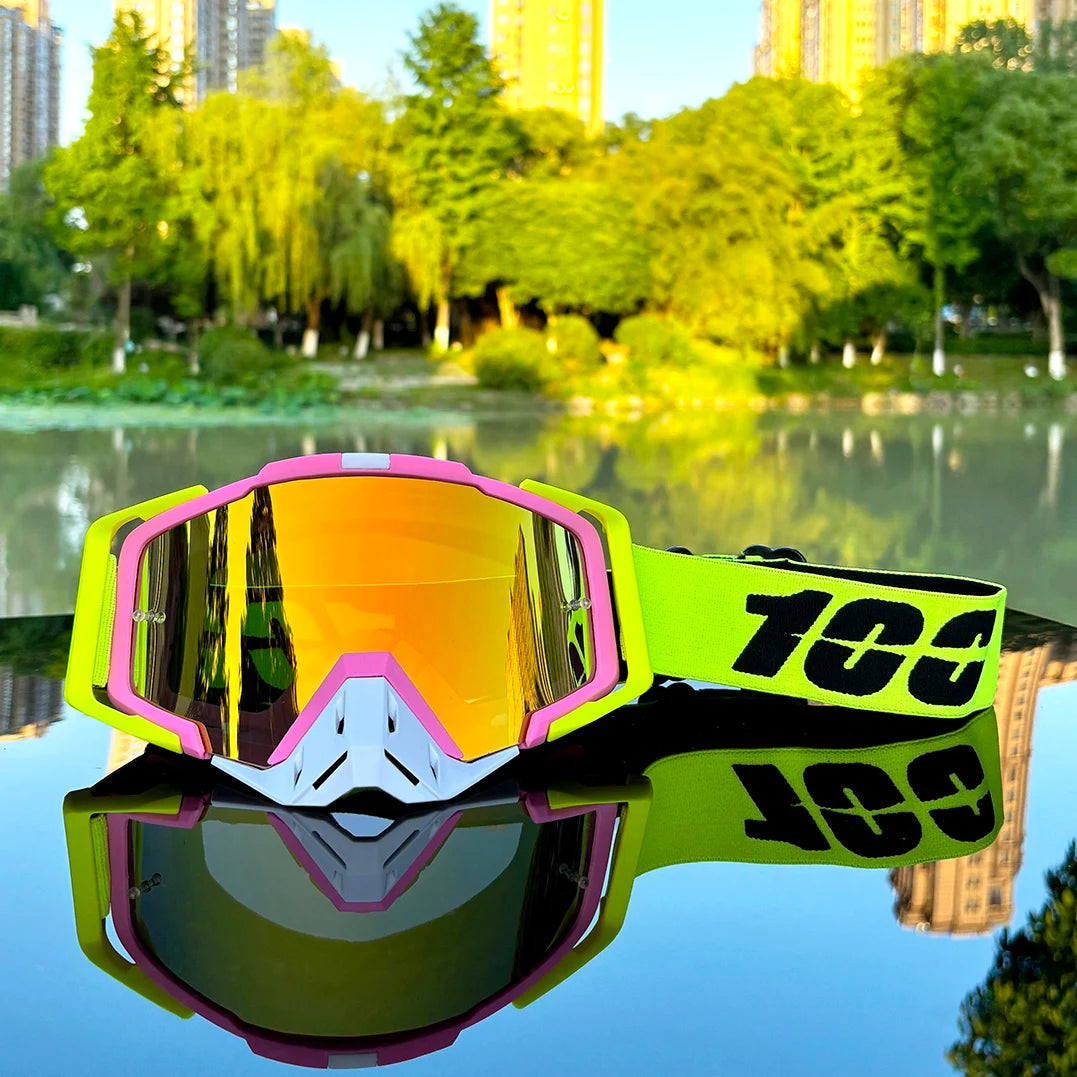 100 Motocross  Mirrored Off‑Road Motorcycle