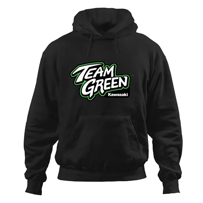 Kawasaki Racing Hoodie – Unisex Comfortable Sweatshirt for Spring and Autumn