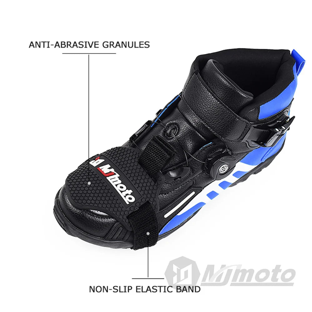 Motorcycle Foot Protector – Anti-Slip, Comfortable & Perfect for Gear Shifting