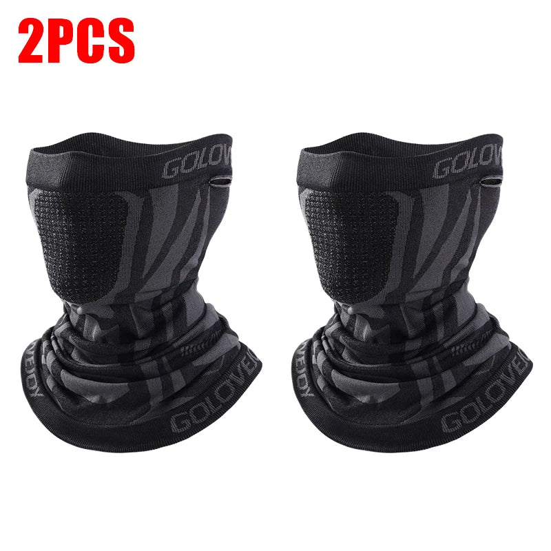 Máscara térmica de proteção para o pescoço, meia face, à prova de vento, para motociclistas, para o outono e inverno.