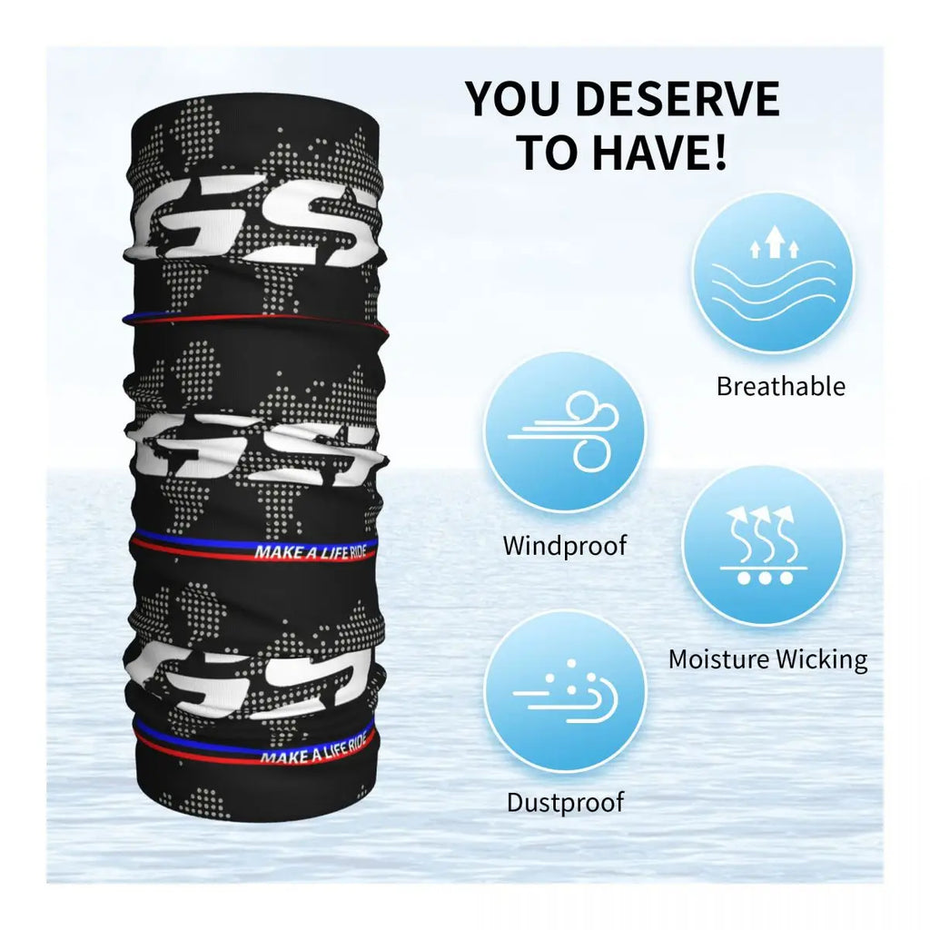 Scaldacollo multifunzionale per moto GS Adventure