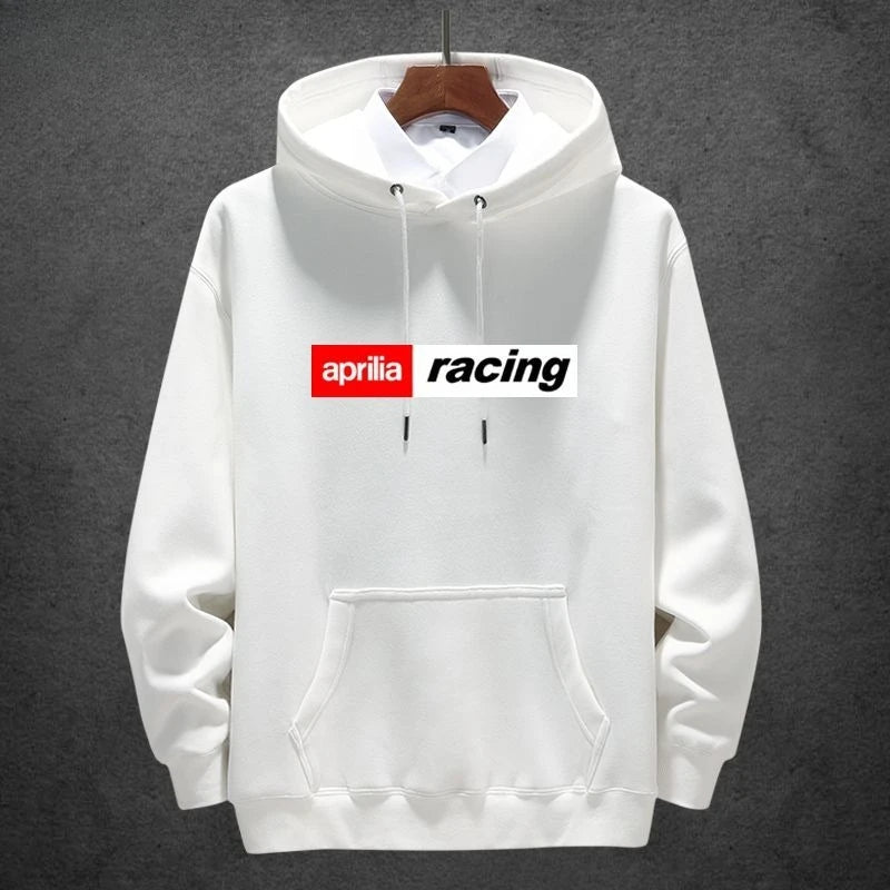Aprilia Italy Motorcycle Hoodie – Unisex Heavy Locomotive Style Pullover for Autumn and Winter