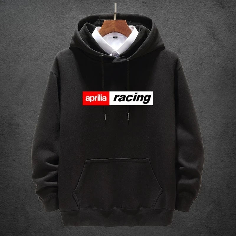 Aprilia Italy Motorcycle Hoodie – Unisex Heavy Locomotive Style Pullover for Autumn and Winter