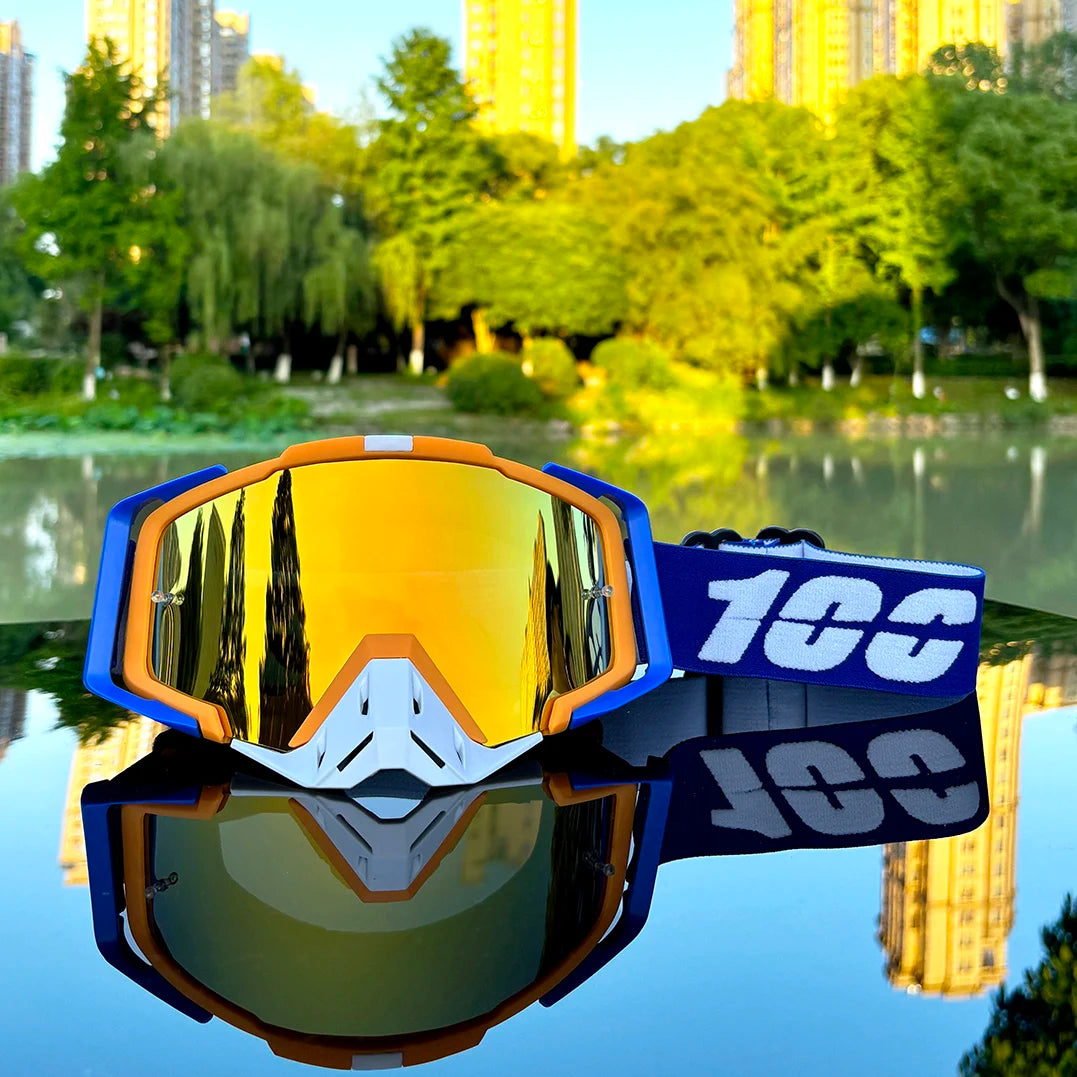 100 Motocross  Mirrored Off‑Road Motorcycle