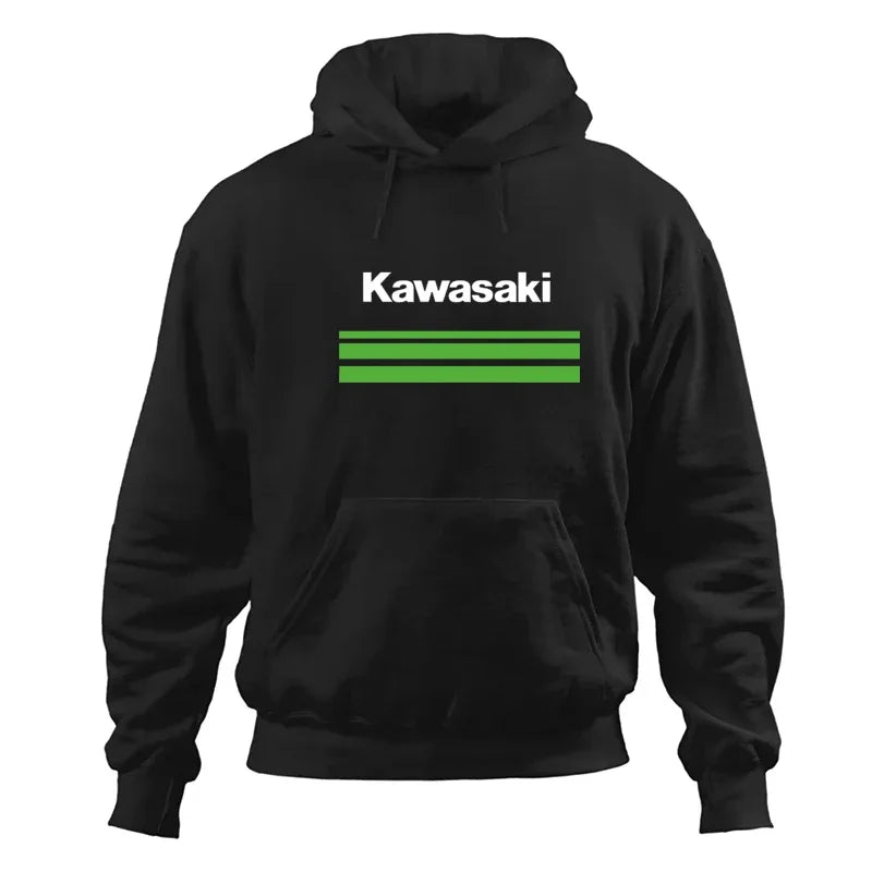 Kawasaki Racing Hoodie – Unisex Comfortable Sweatshirt for Spring and Autumn