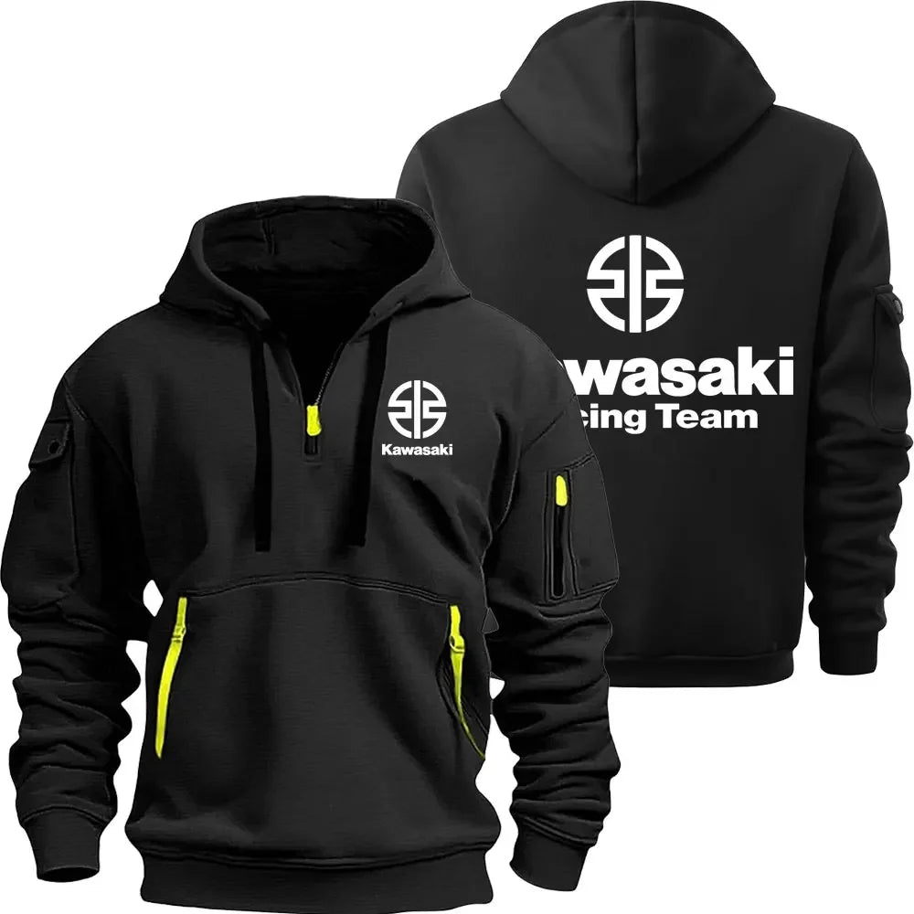 Kawasaki Racing Team Hoodie – Unisex Sport Pullover for Motorcycle Fans