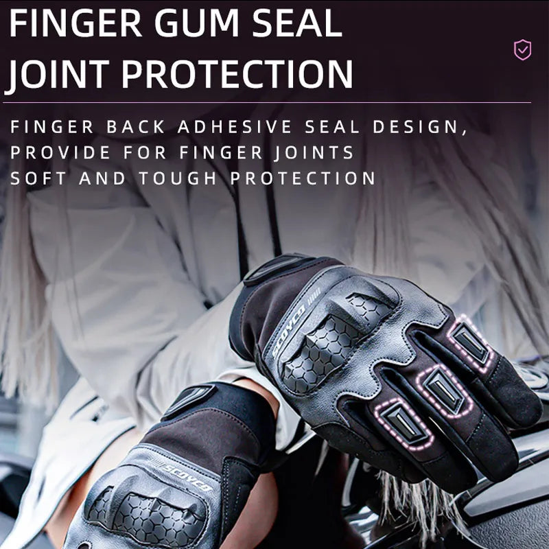 SCOYCO Winter Motorcycle Gloves – Waterproof, Touch Screen & Reinforced Protection (Men’s & Women’s Sizes)
