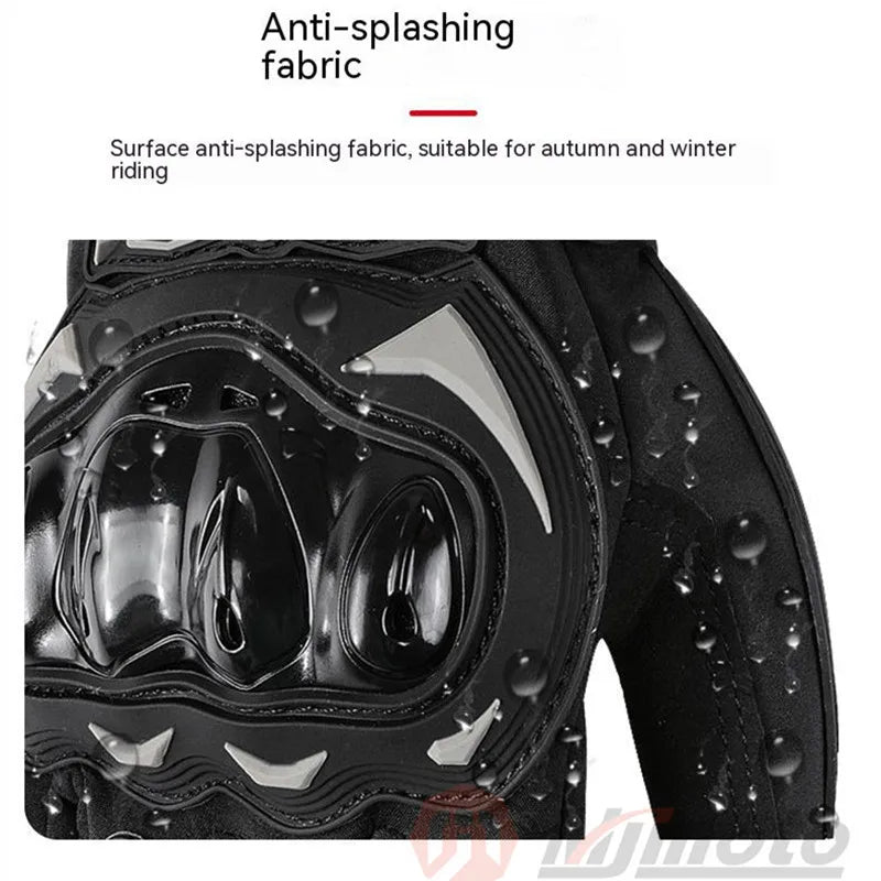 SUOMY Winter Waterproof Motorcycle Gloves – Touch Screen, Full Protection & Thermal Comfort