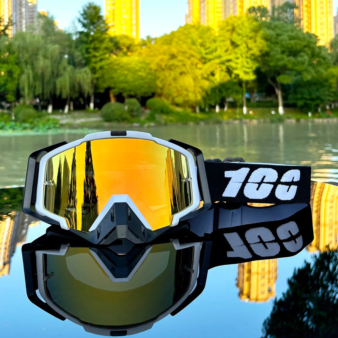100 Motocross  Mirrored Off‑Road Motorcycle