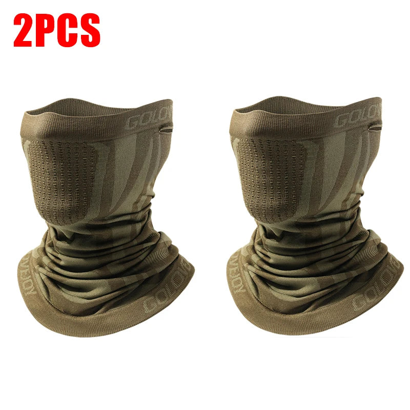 Máscara térmica de proteção para o pescoço, meia face, à prova de vento, para motociclistas, para o outono e inverno.