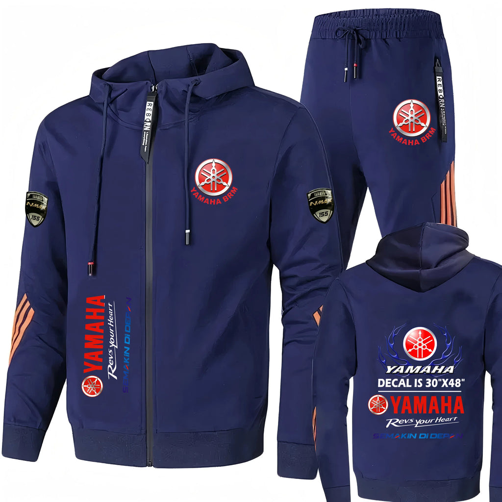 Men’s Yamaha Racing Hoodie – Autumn Motorcycle Casual Pullover