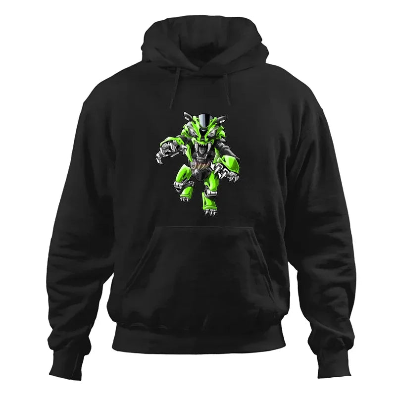 Kawasaki Racing Hoodie – Unisex Comfortable Sweatshirt for Spring and Autumn