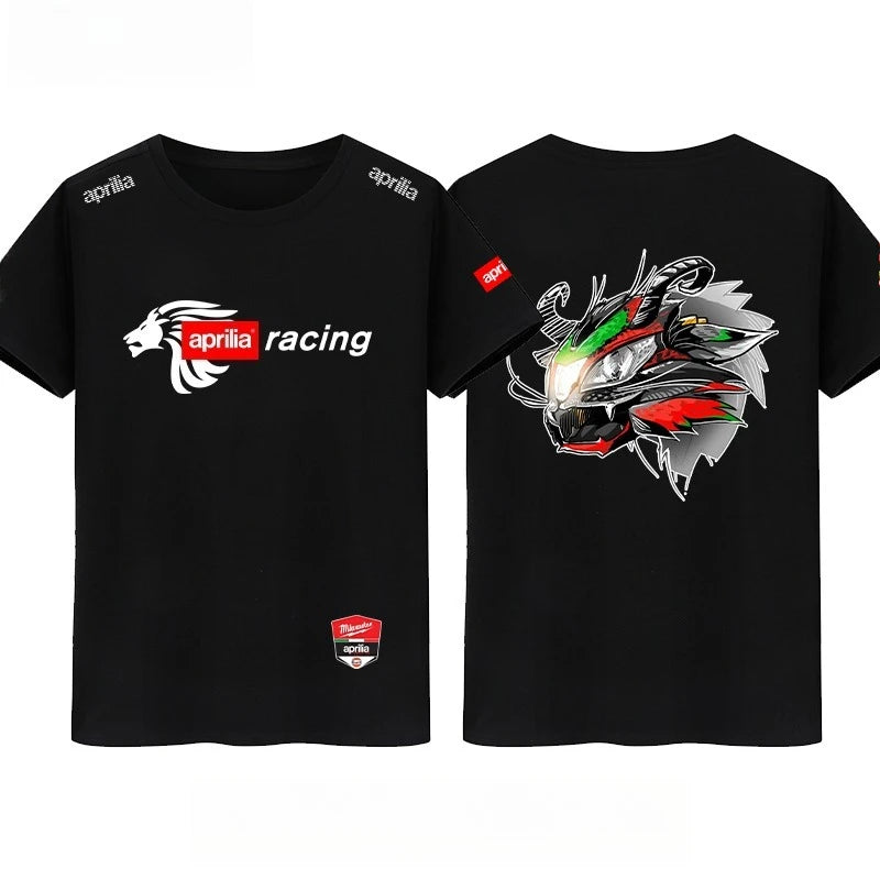 Aprilia Heavy Locomotive T-Shirt – Unisex Cultural Motorcycle Short-Sleeve Tee