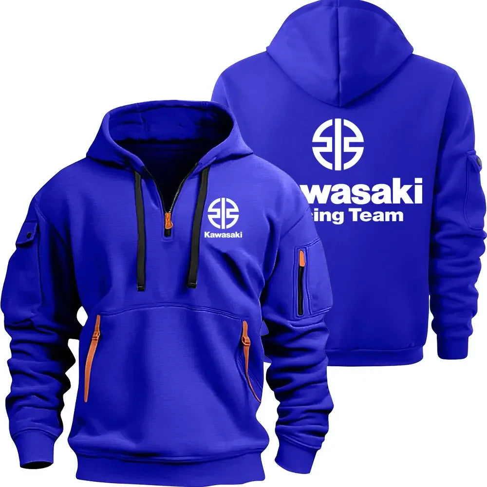 Kawasaki Racing Team Hoodie – Unisex Sport Pullover for Motorcycle Fans