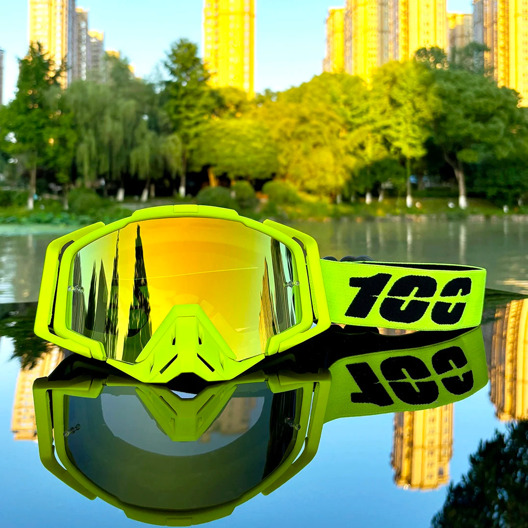 100 Motocross  Mirrored Off‑Road Motorcycle