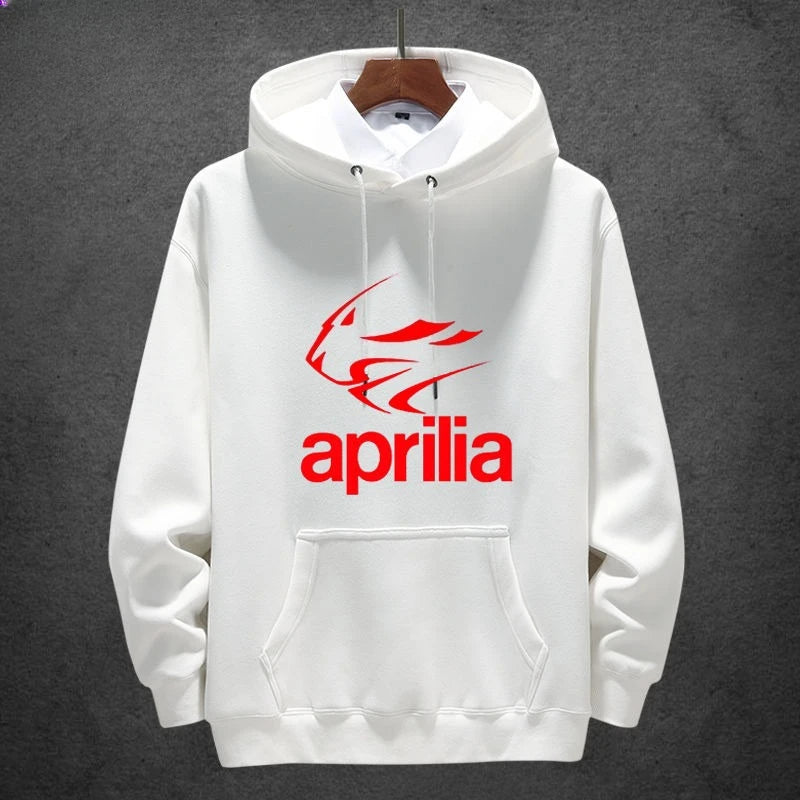 Aprilia Italy Motorcycle Hoodie – Unisex Heavy Locomotive Style Pullover for Autumn and Winter