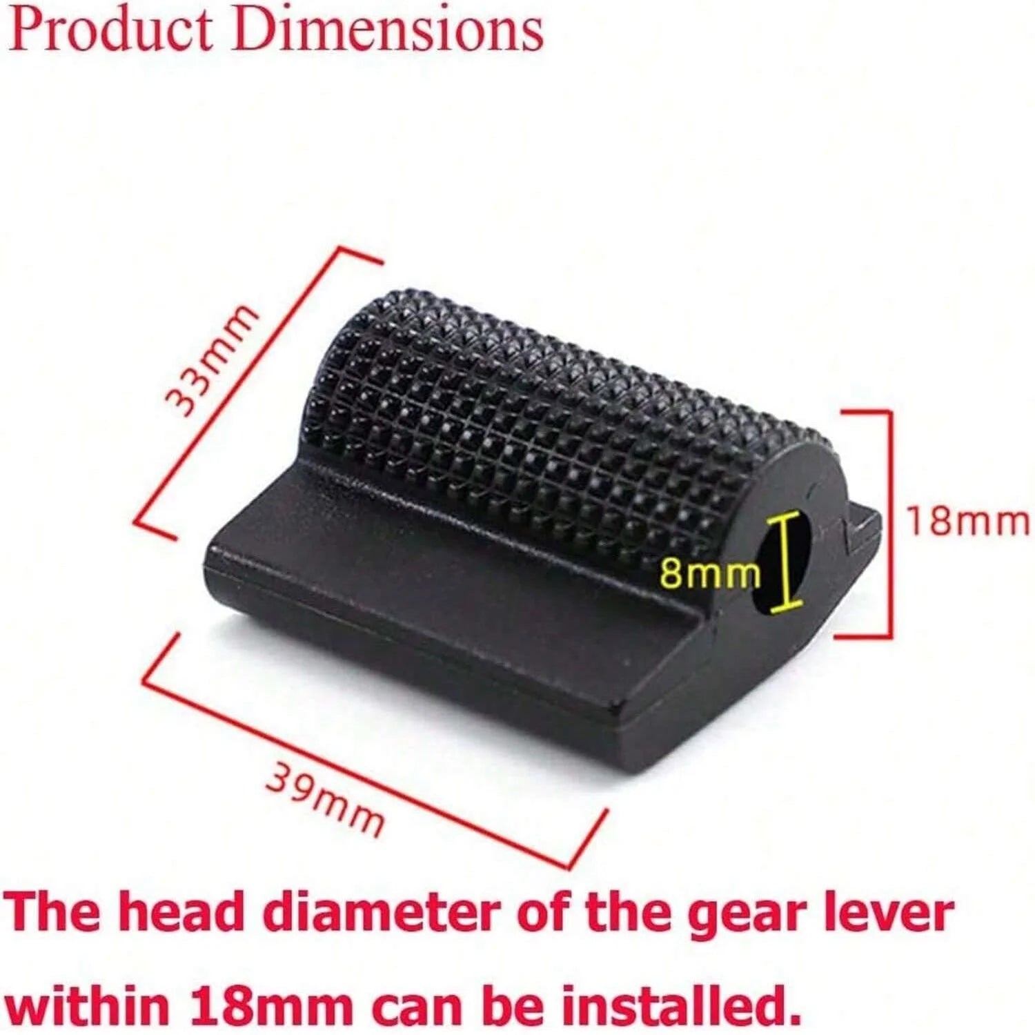 Anti-Slip Motorcycle Gear Shift Pedal – Reinforced, Comfortable & Universal Fit