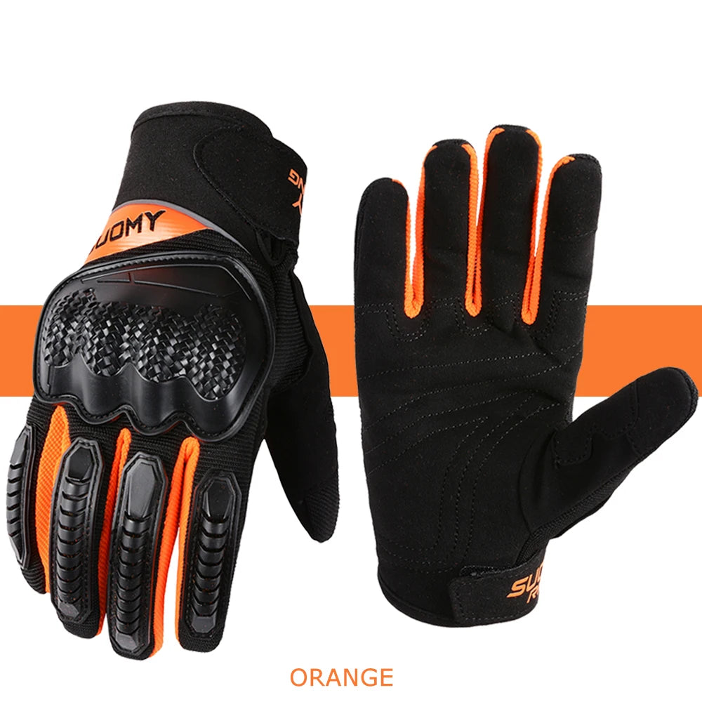 SUOMY Motorcycle Touch Screen Gloves – Wear-Resistant, Anti-Slip & Comfortable for Daily Riding
