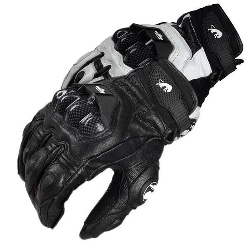 Genuine Leather Racing Motorcycle Gloves – Durable, Comfortable & Suitable for Summer and Winter