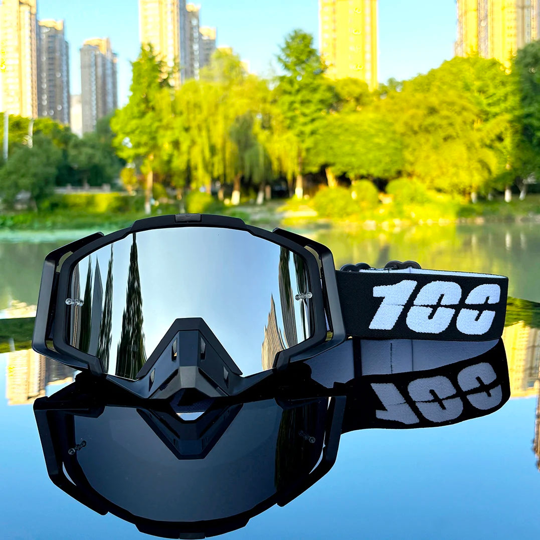 100 Motocross  Mirrored Off‑Road Motorcycle