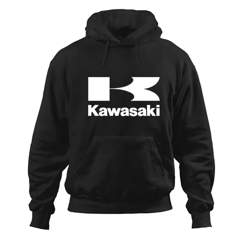 Kawasaki Racing Hoodie – Unisex Comfortable Sweatshirt for Spring and Autumn