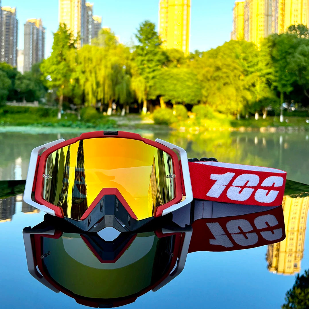 100 Motocross  Mirrored Off‑Road Motorcycle