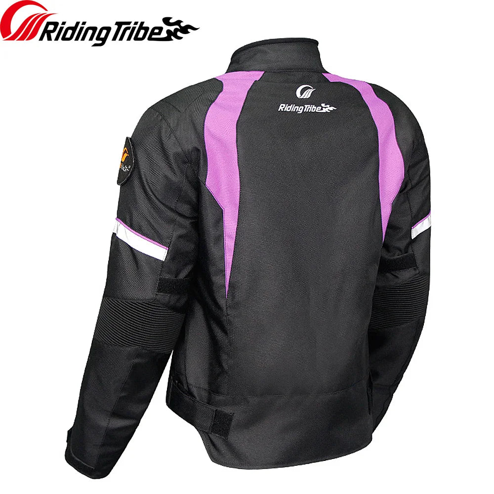 JK-64 Women’s Winter Motorcycle Jacket – Thermal Riding Coat with Removable Warm Liner