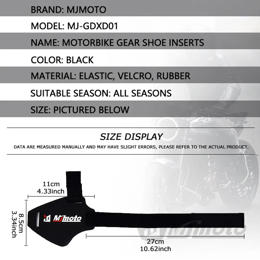 Motorcycle Foot Protector – Anti-Slip, Comfortable & Perfect for Gear Shifting