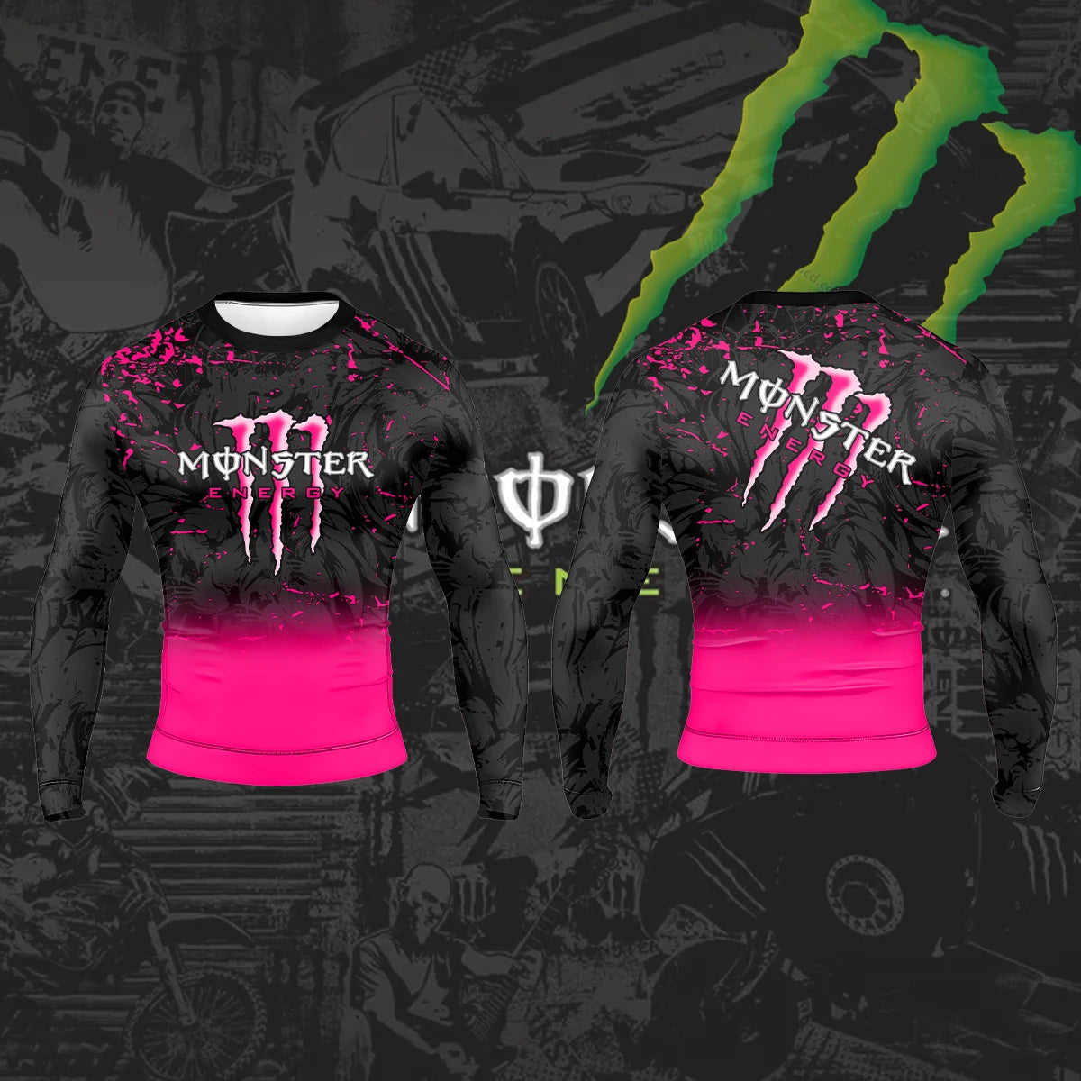 Monster Energy Explosive T-Shirt – Quick-Dry Sport Tee for Riders and Athletes
