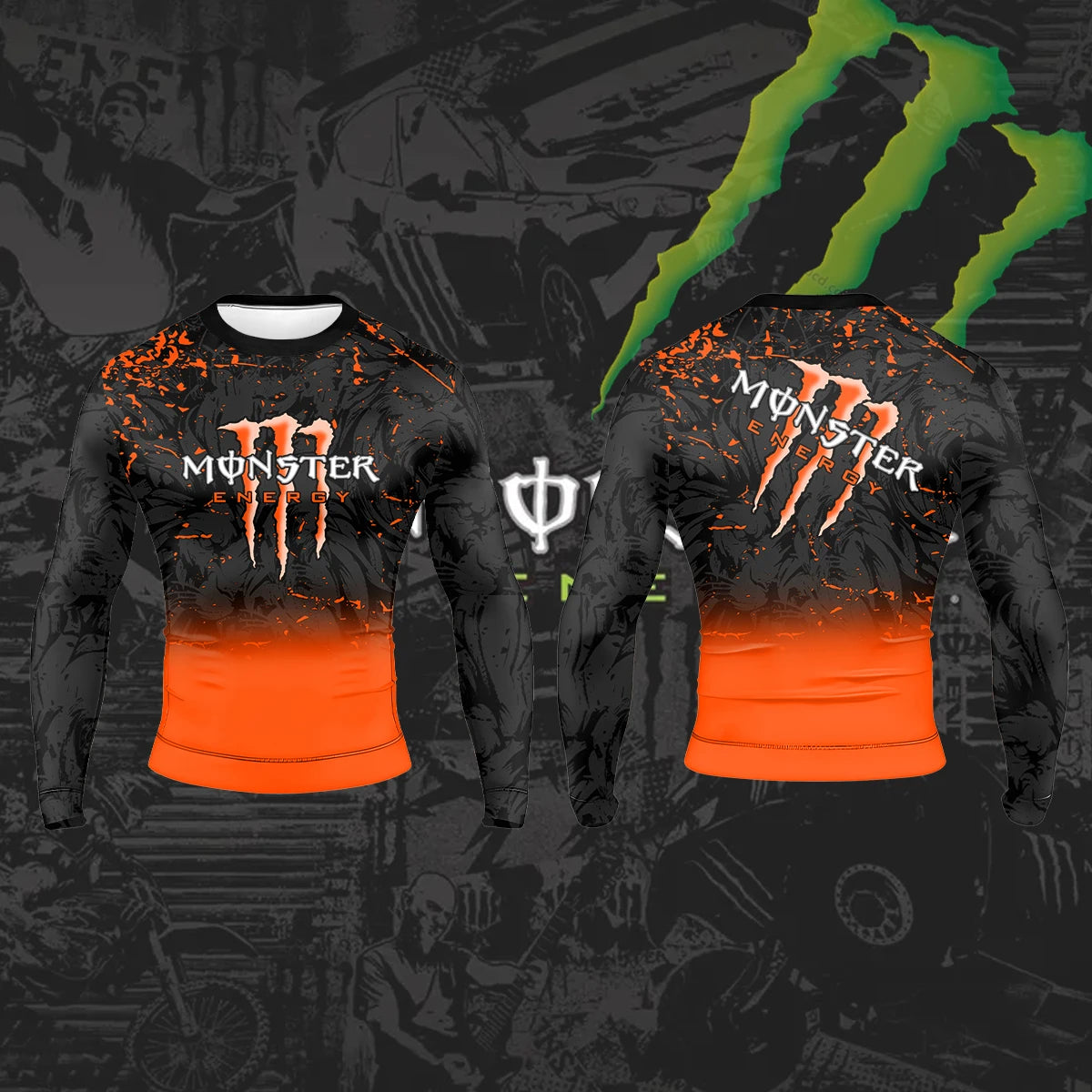 Monster Energy Explosive T-Shirt – Quick-Dry Sport Tee for Riders and Athletes