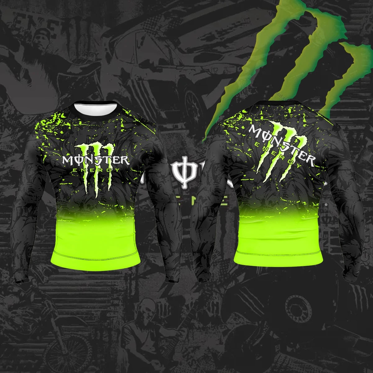 Monster Energy Explosive T-Shirt – Quick-Dry Sport Tee for Riders and Athletes