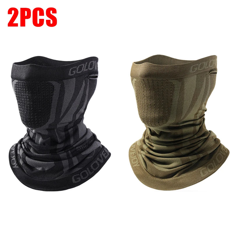 Máscara térmica de proteção para o pescoço, meia face, à prova de vento, para motociclistas, para o outono e inverno.