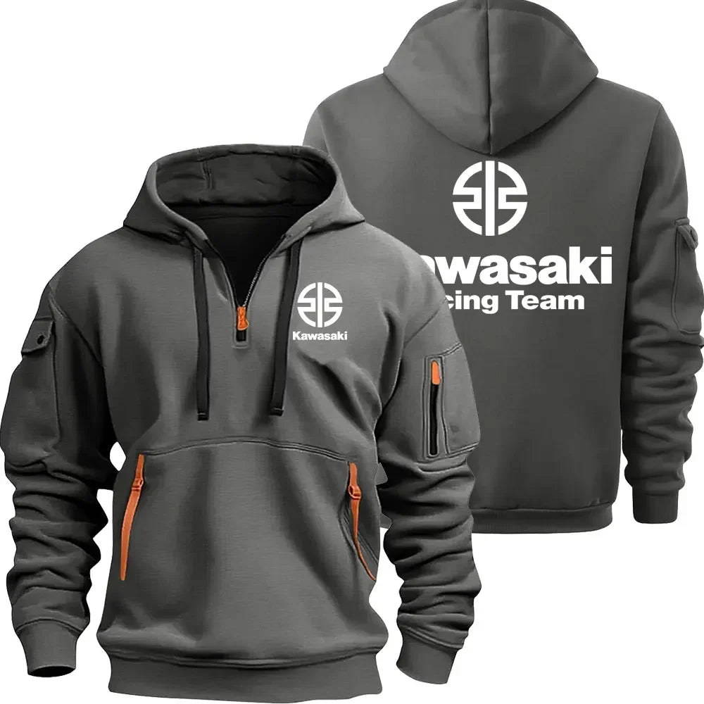 Kawasaki Racing Team Hoodie – Unisex Sport Pullover for Motorcycle Fans