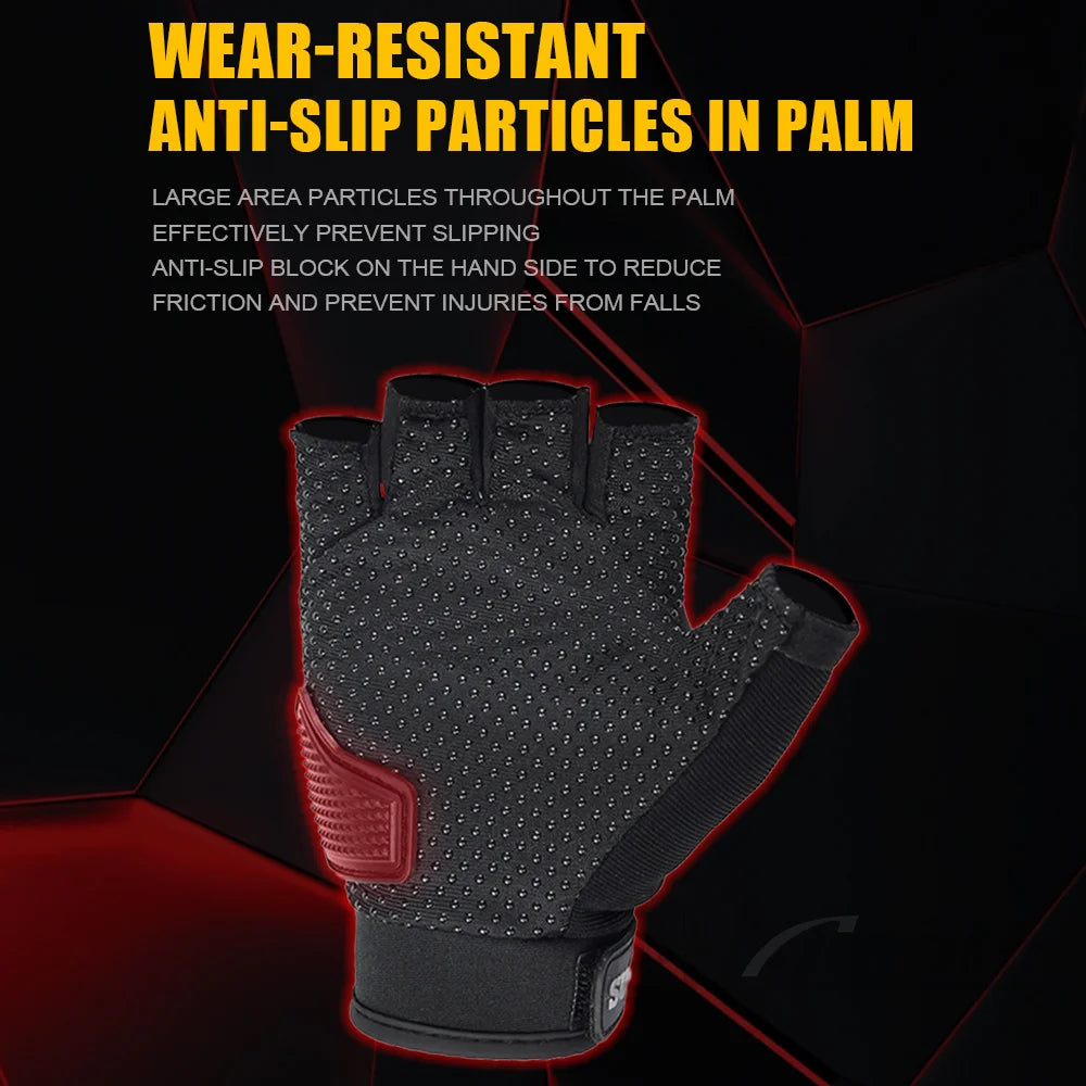 SUOMY Fingerless Motorcycle Gloves – Breathable, Anti-Slip & Comfortable for Summer / Mid-Season Riding