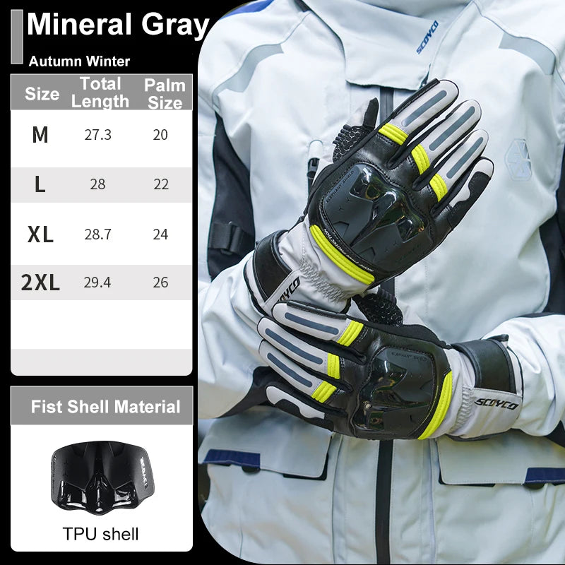 SCOYCO Winter Motorcycle Gloves – Waterproof, Touch Screen & Reinforced Protection (Men’s & Women’s Sizes)